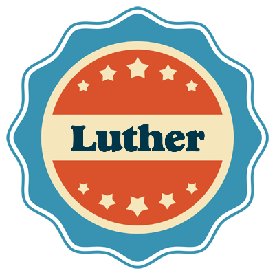 Luther labels logo