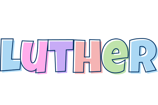 Luther pastel logo