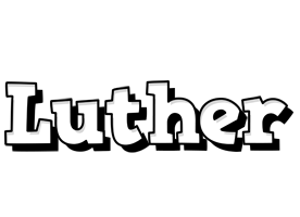 Luther snowing logo