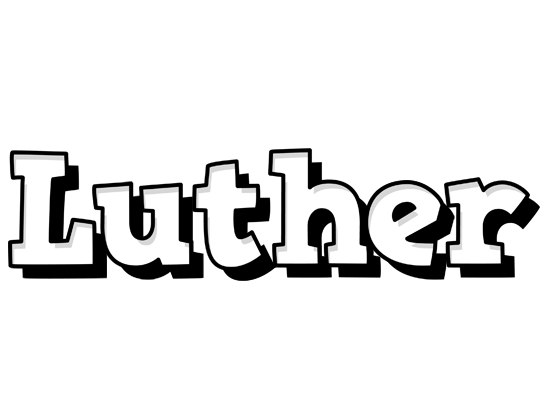 Luther snowing logo
