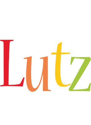 Lutz birthday logo