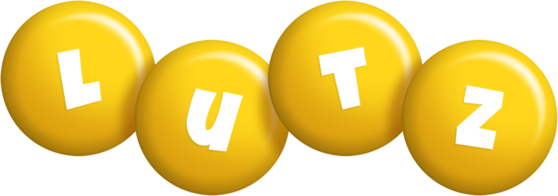Lutz candy-yellow logo