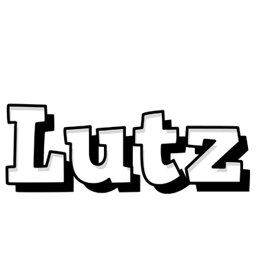 Lutz snowing logo