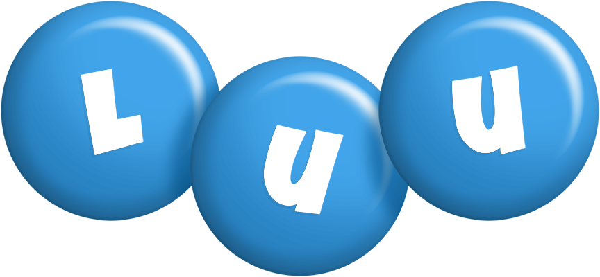 Luu candy-blue logo