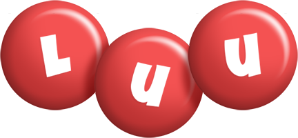 Luu candy-red logo