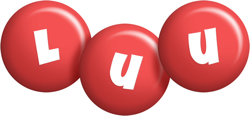 Luu candy-red logo