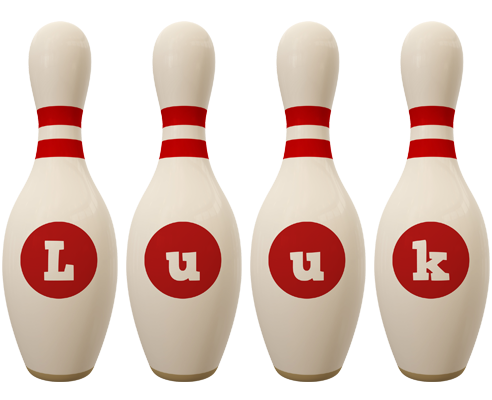Luuk bowling-pin logo