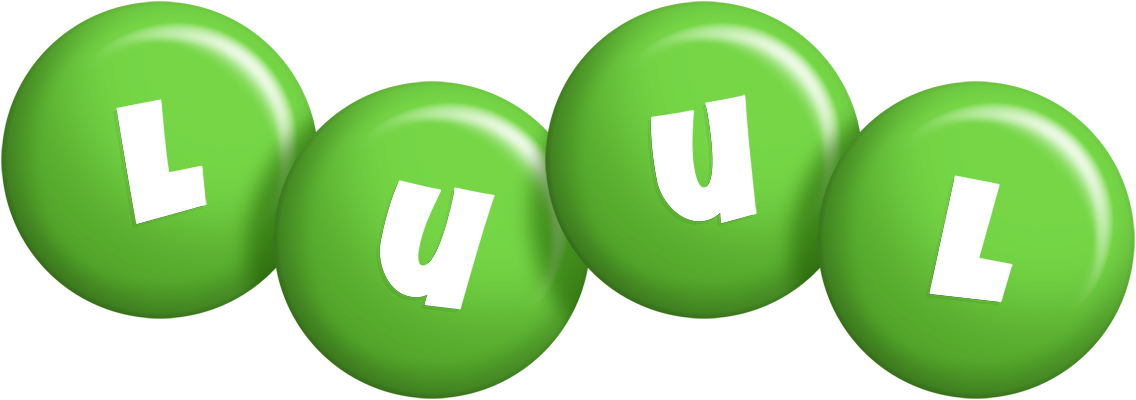 Luul candy-green logo
