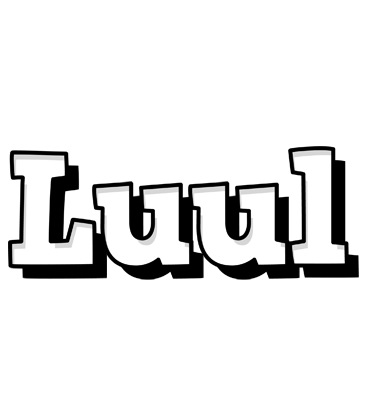 Luul snowing logo
