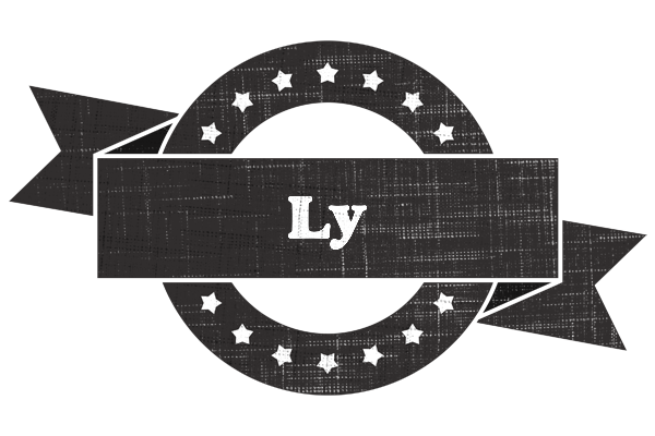 Ly grunge logo