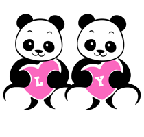 Ly love-panda logo