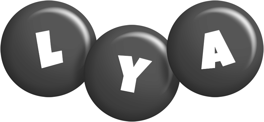 Lya candy-black logo