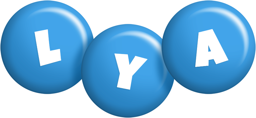 Lya candy-blue logo