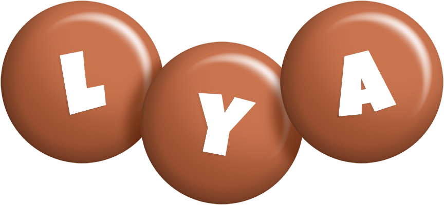 Lya candy-brown logo