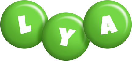 Lya candy-green logo