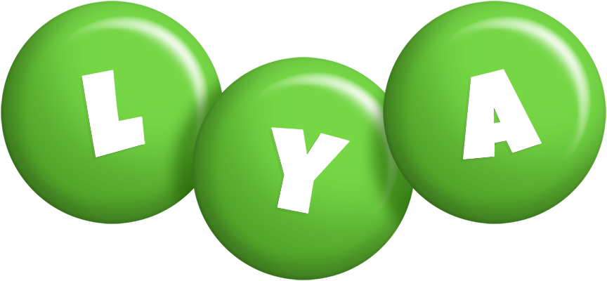 Lya candy-green logo