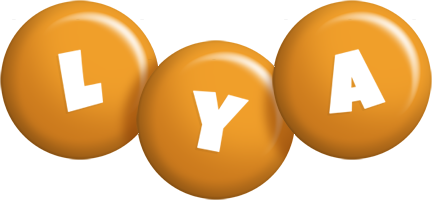 Lya candy-orange logo