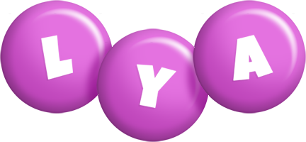 Lya candy-purple logo