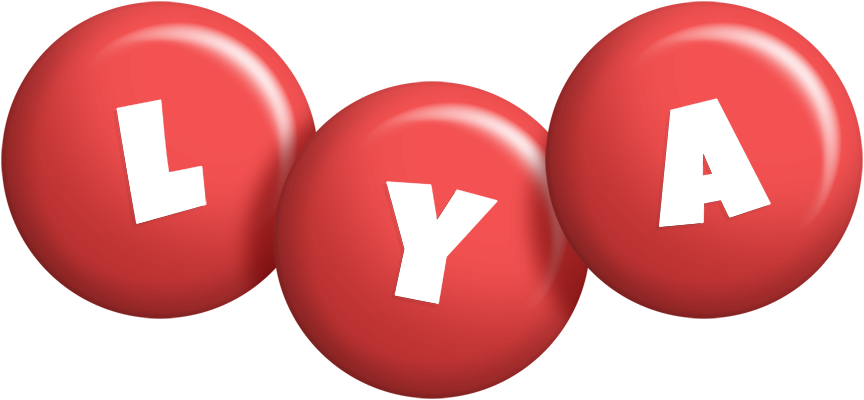 Lya candy-red logo