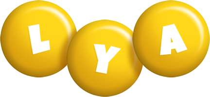 Lya candy-yellow logo