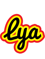 Lya flaming logo