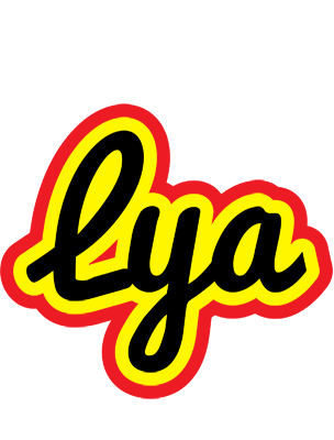 Lya flaming logo