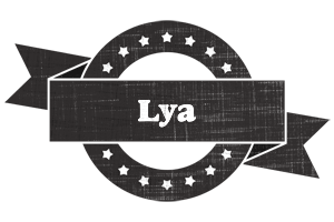 Lya grunge logo