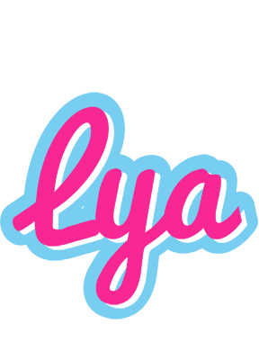 Lya popstar logo