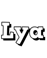 Lya snowing logo