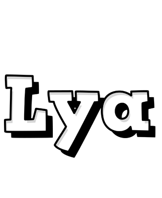 Lya snowing logo