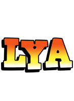 Lya sunset logo