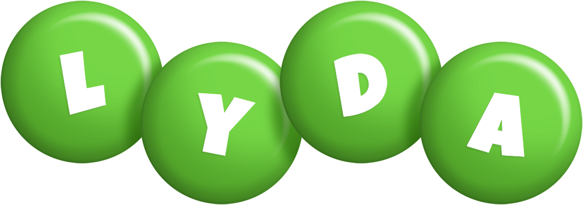 Lyda candy-green logo