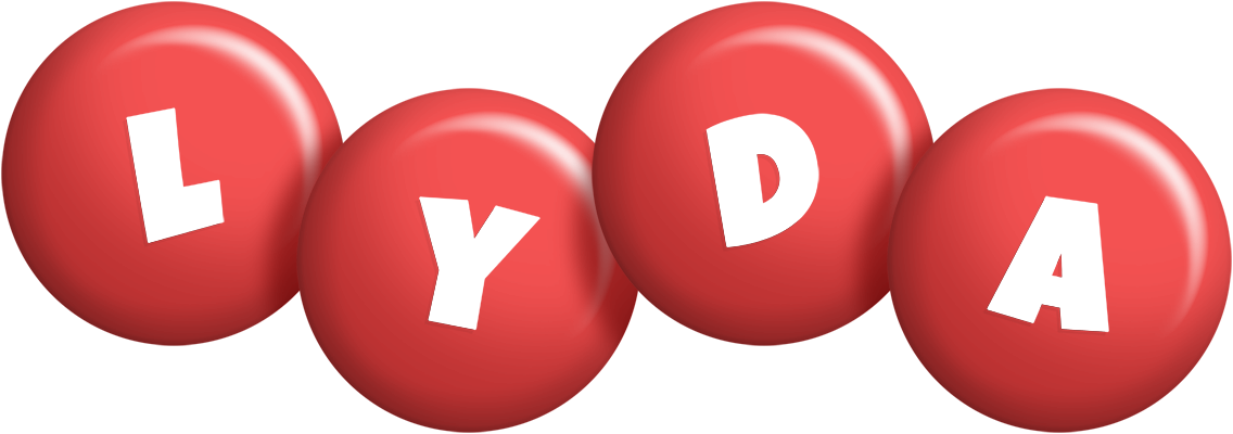 Lyda candy-red logo