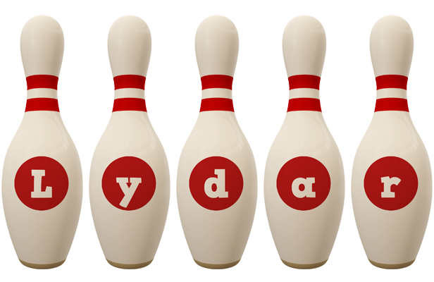 Lydar bowling-pin logo