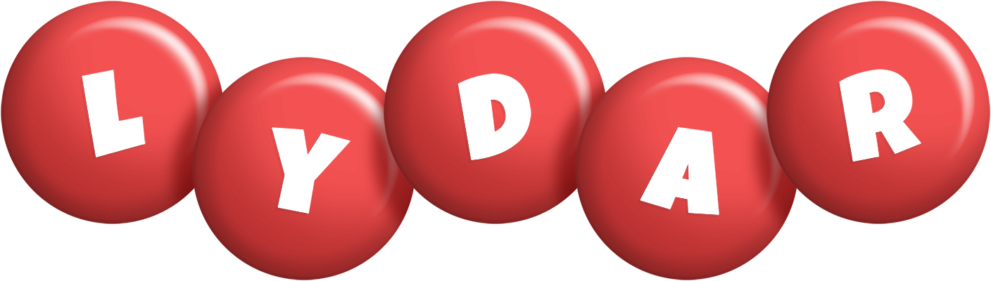 Lydar candy-red logo