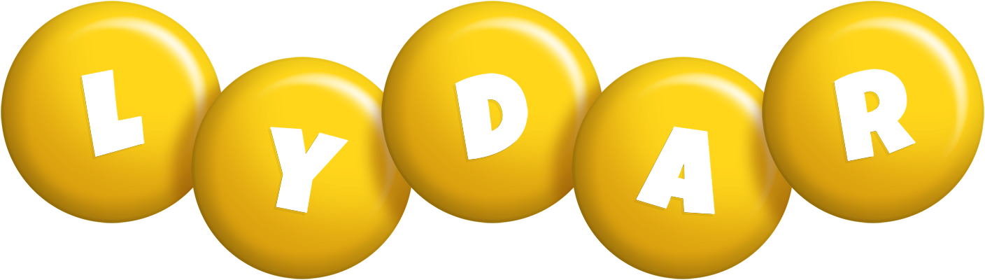 Lydar candy-yellow logo