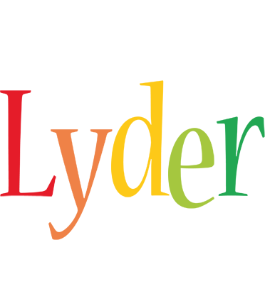 Lyder birthday logo