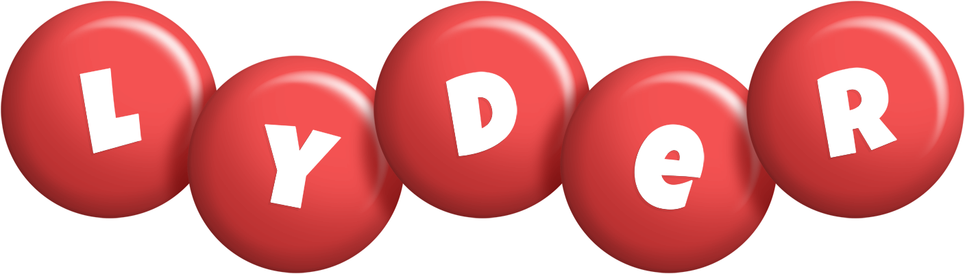 Lyder candy-red logo