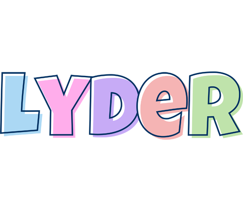 Lyder pastel logo