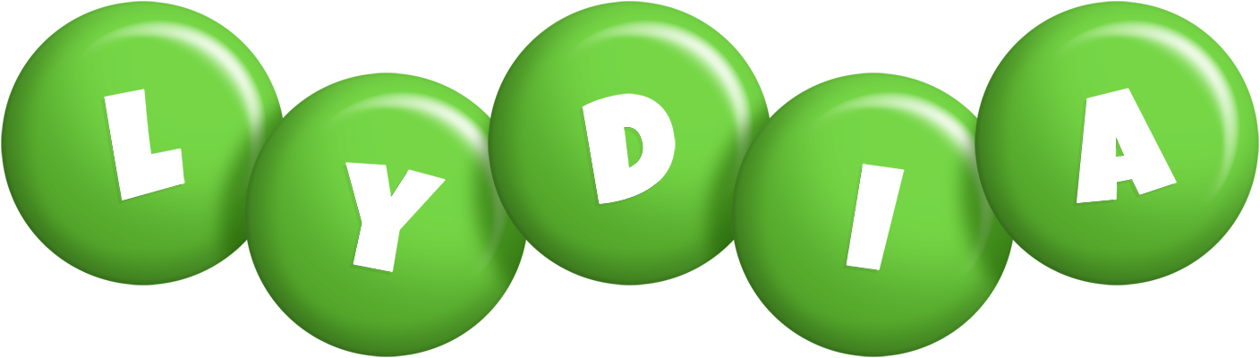 Lydia candy-green logo
