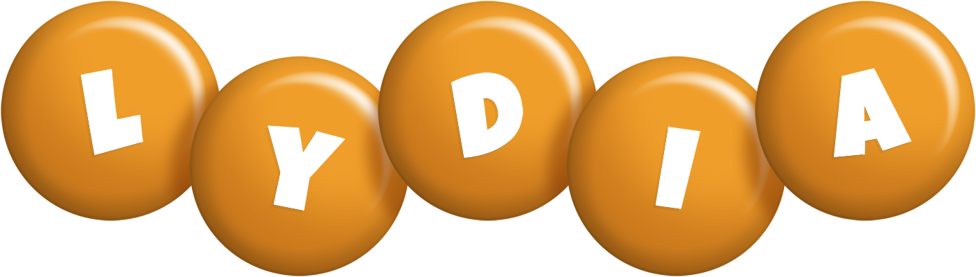 Lydia candy-orange logo