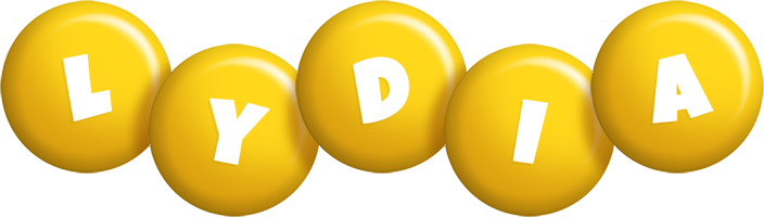 Lydia candy-yellow logo