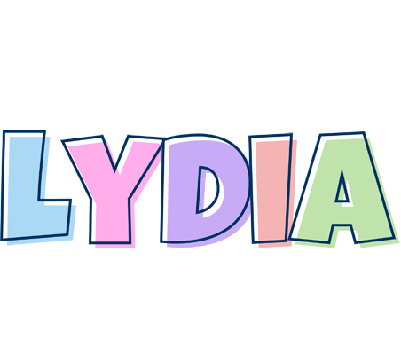 Lydia pastel logo