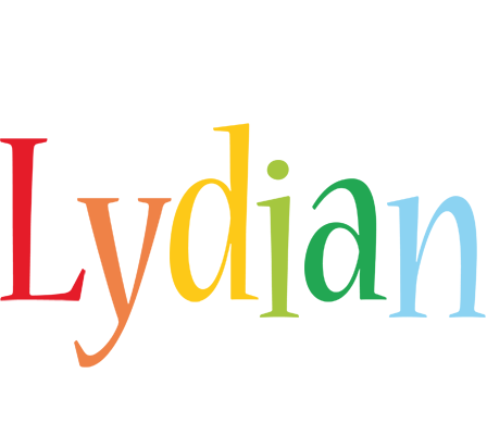 Lydian birthday logo