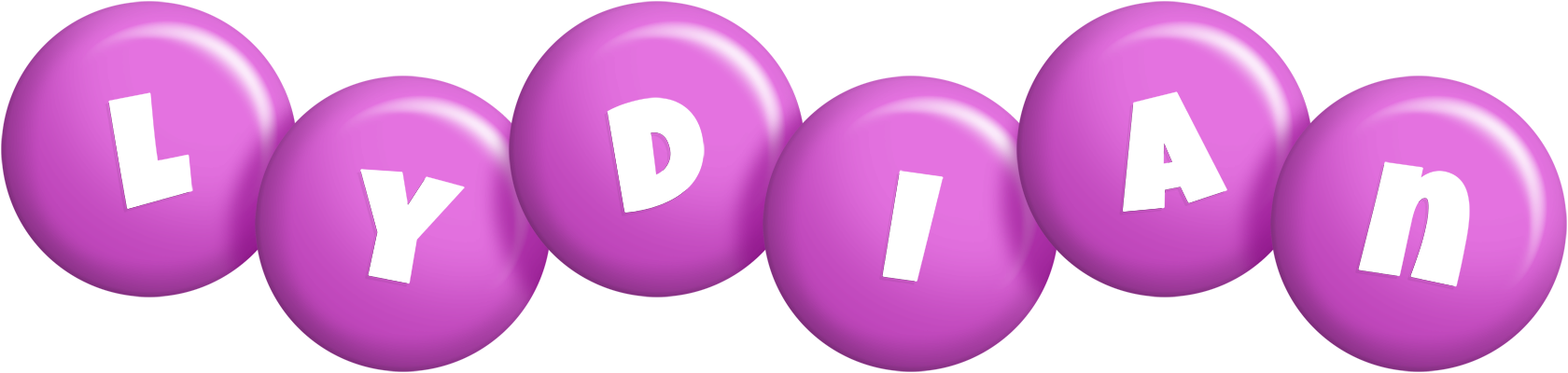 Lydian candy-purple logo