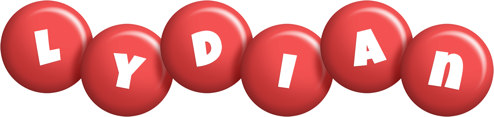 Lydian candy-red logo