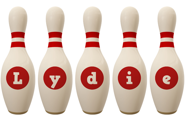 Lydie bowling-pin logo