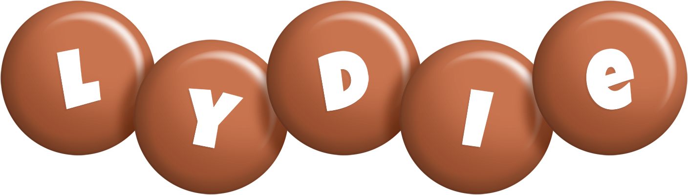 Lydie candy-brown logo