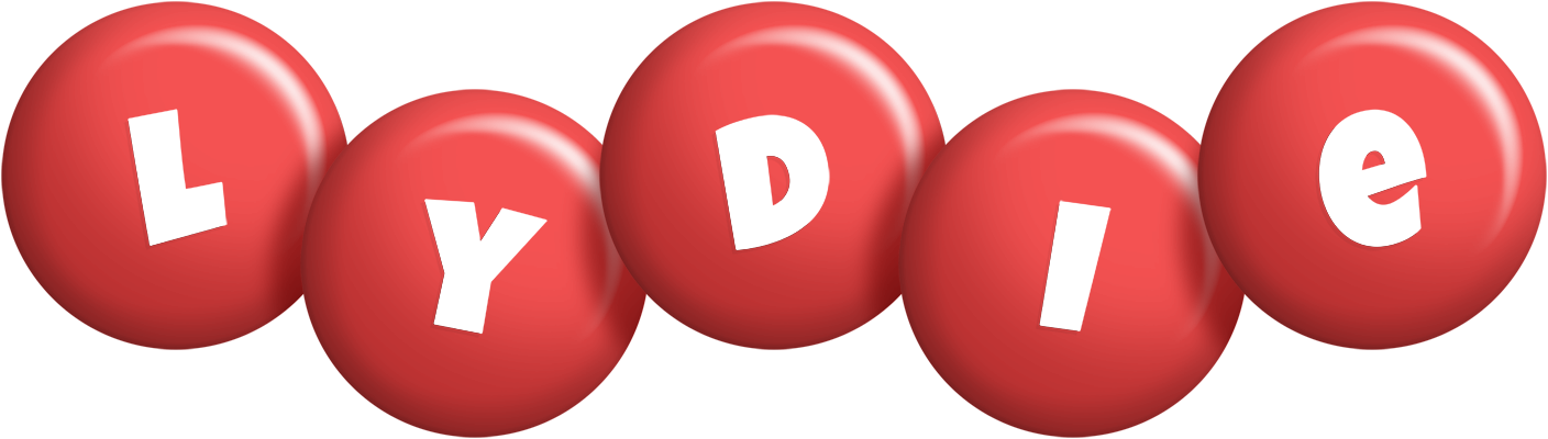 Lydie candy-red logo