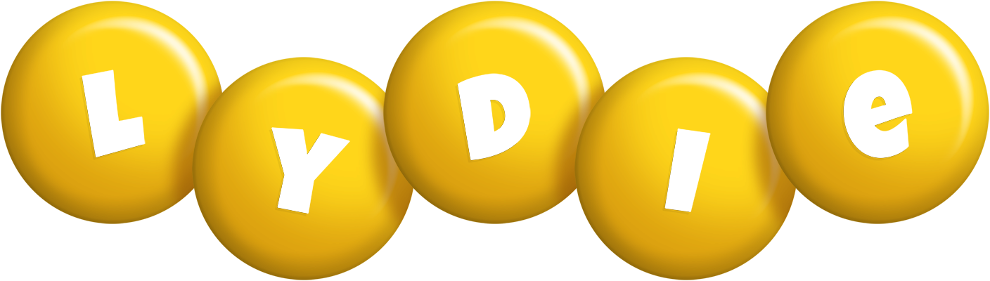 Lydie candy-yellow logo
